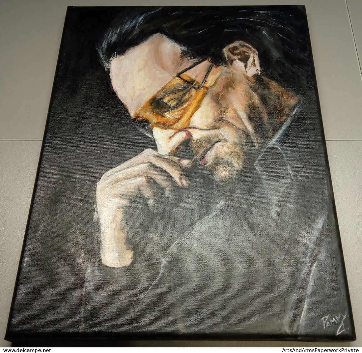 Portrait Du Chanteur Bono (U2)/ Portrait Of Singer Bono (U2), Pammy - Huiles