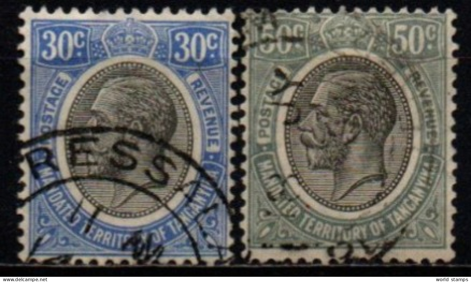 TANGANYIKA 1926-31 O - Tanganyika (...-1932)