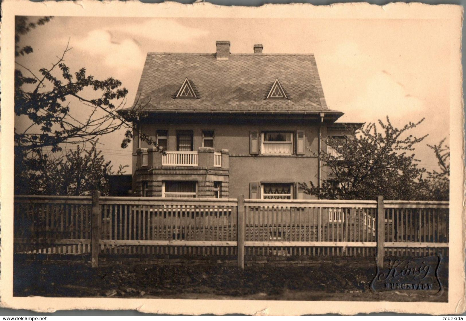 H1704 - Burgstädt Mittweidaer Strasse 33 - Villa Erich Grosser - Foto König - Burgstädt