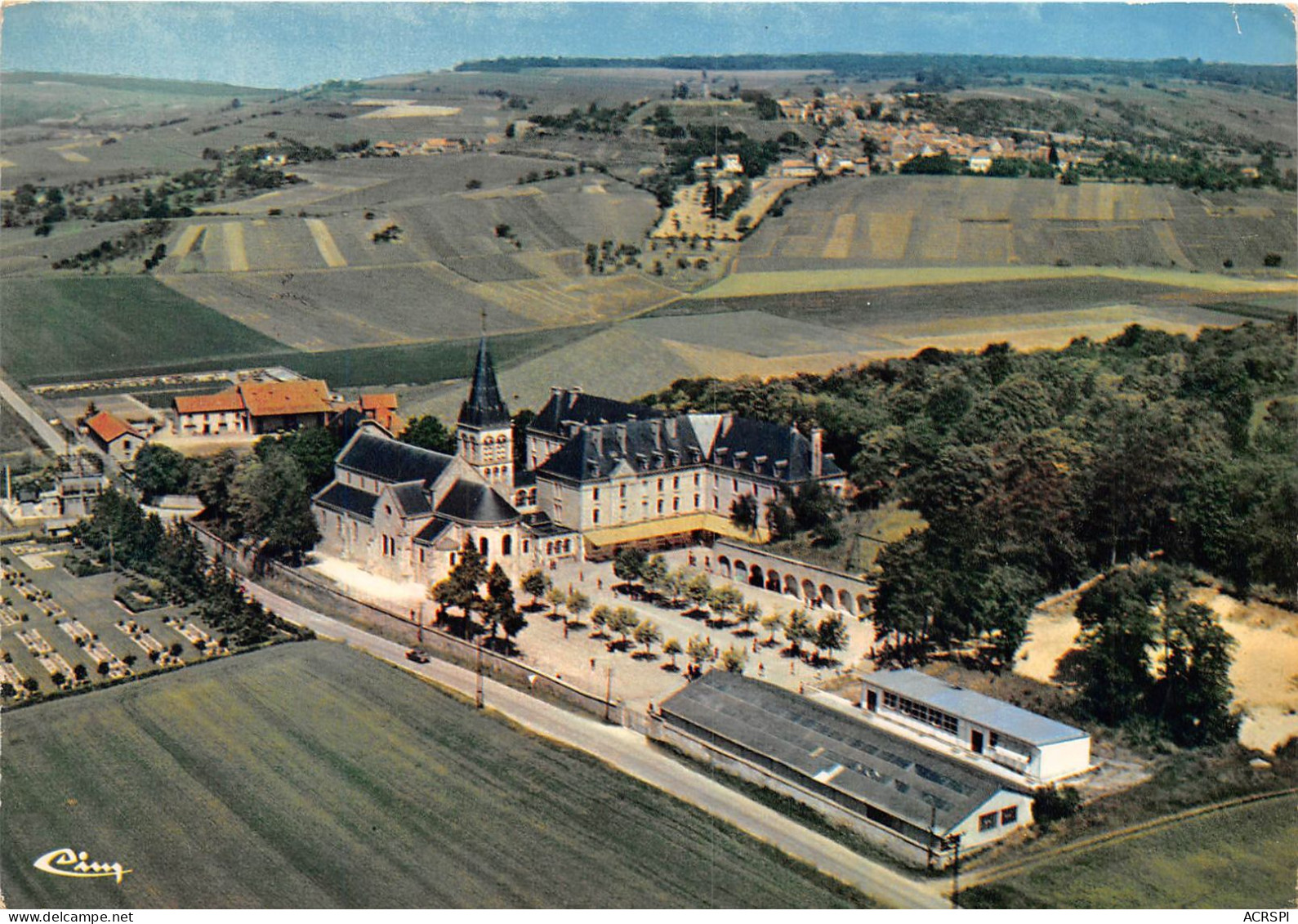 DORMANS Ecole Secondaire Vue Aerienne 14(scan Recto-verso) MA2001 - Dormans