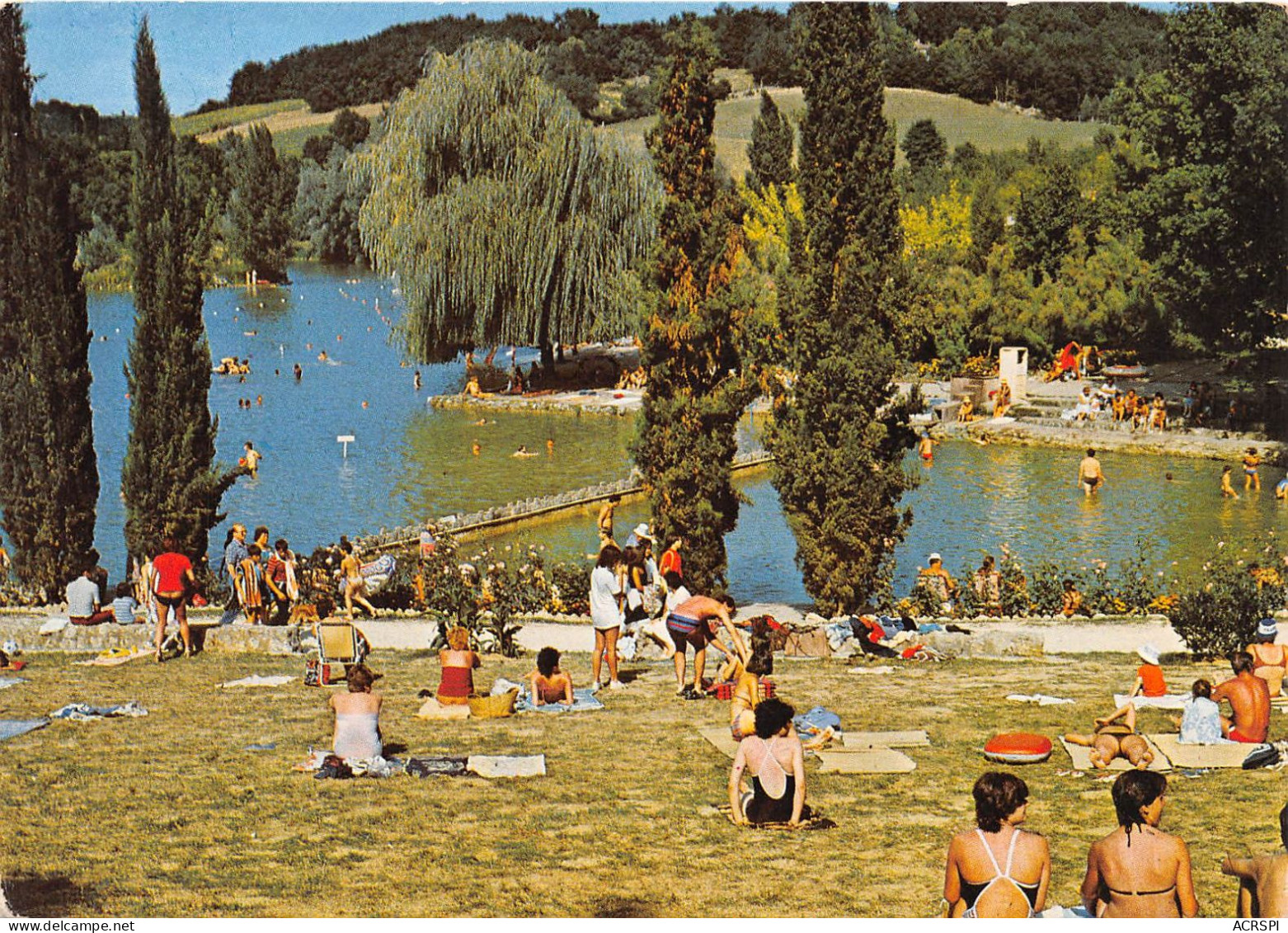 LECTOURE Le Lac Des 3 Vallees La Plage 18(scan Recto-verso) MA2088 - Lectoure