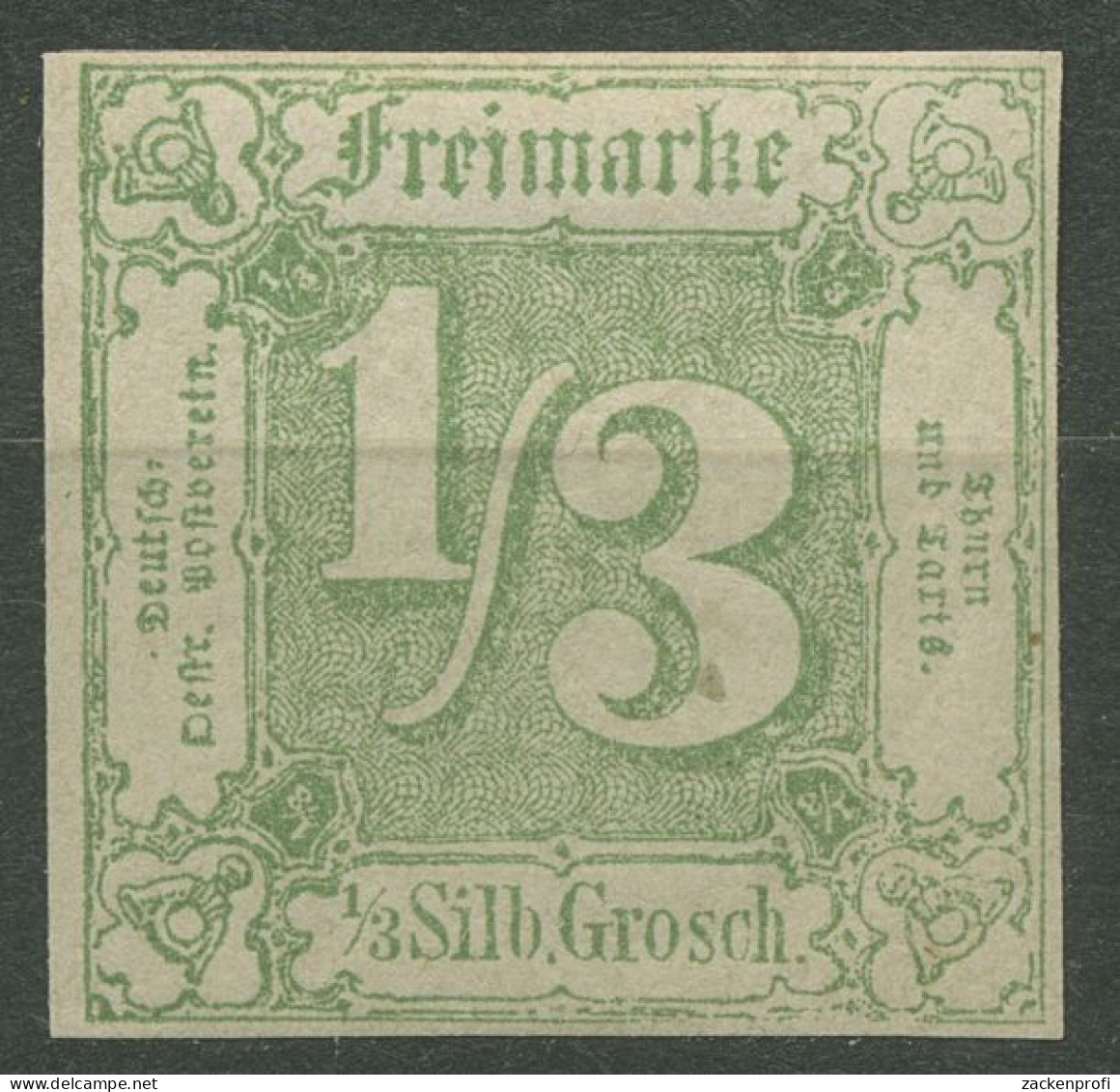 Thurn Und Taxis 1862/64 1/3 Silbergroschen 27 Mit Falz - Postfris