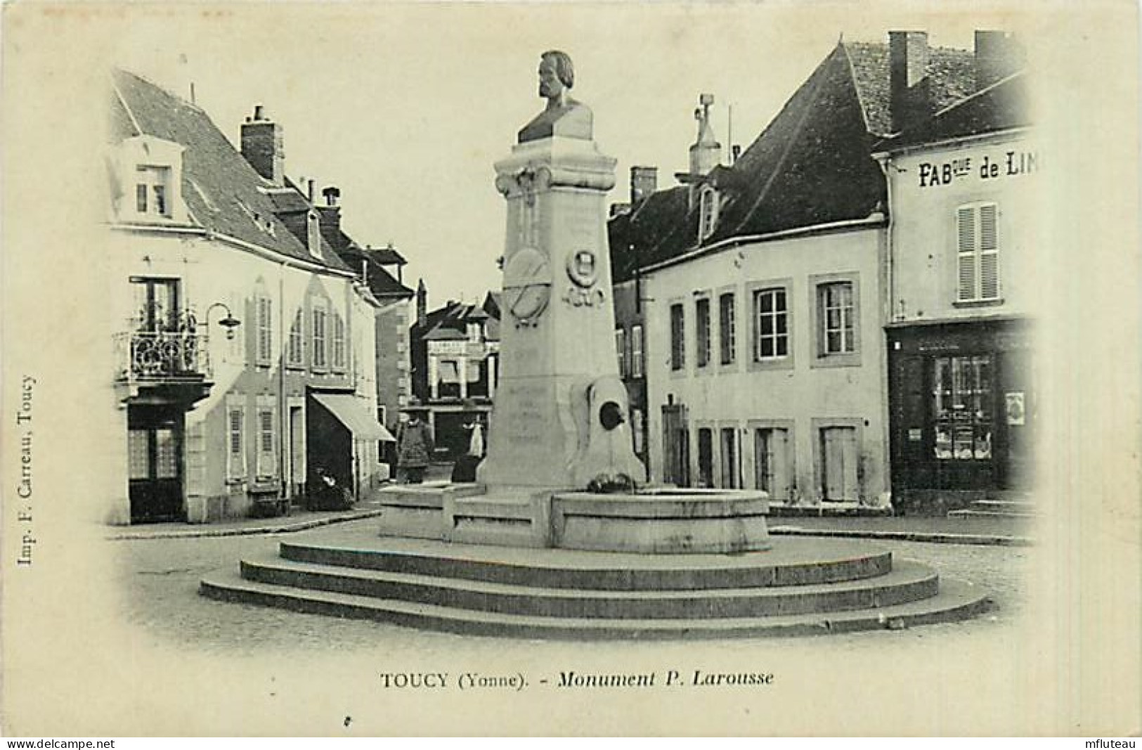89* TOUCY Monument  Larousse     MA97,1380 - Toucy
