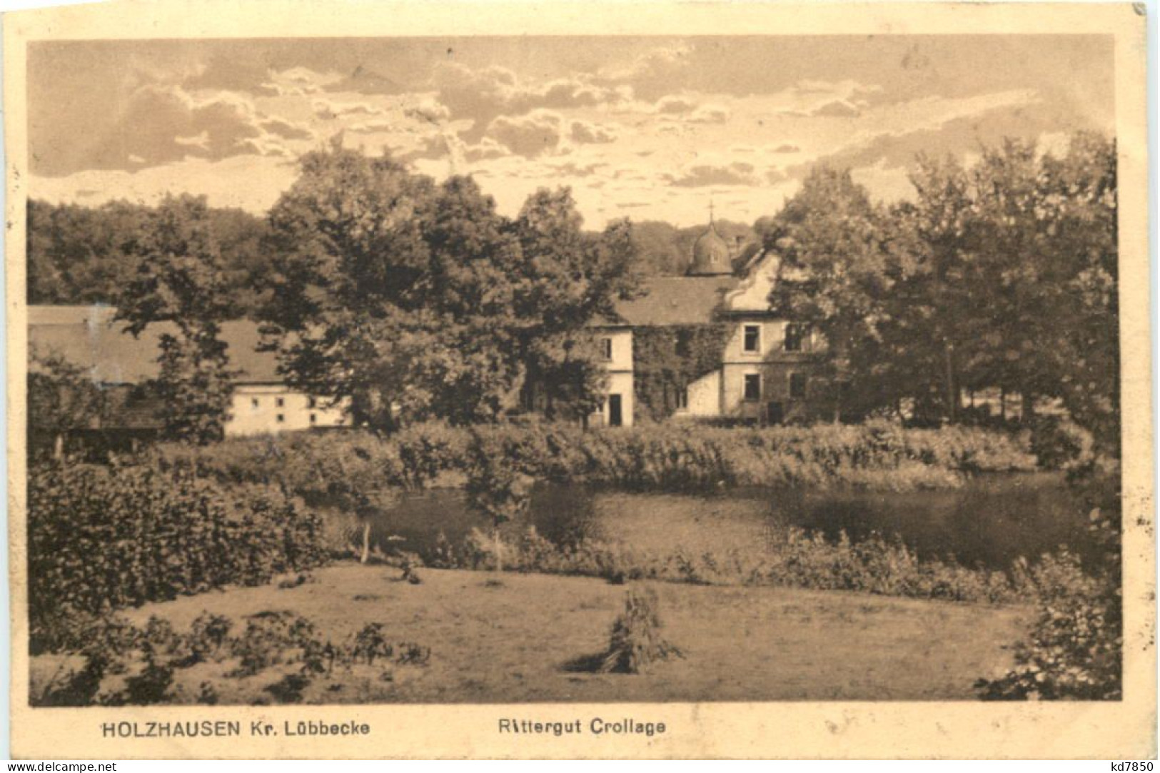 Holzhausen Kr. Lübbecke - Rittergut Crollage - Minden