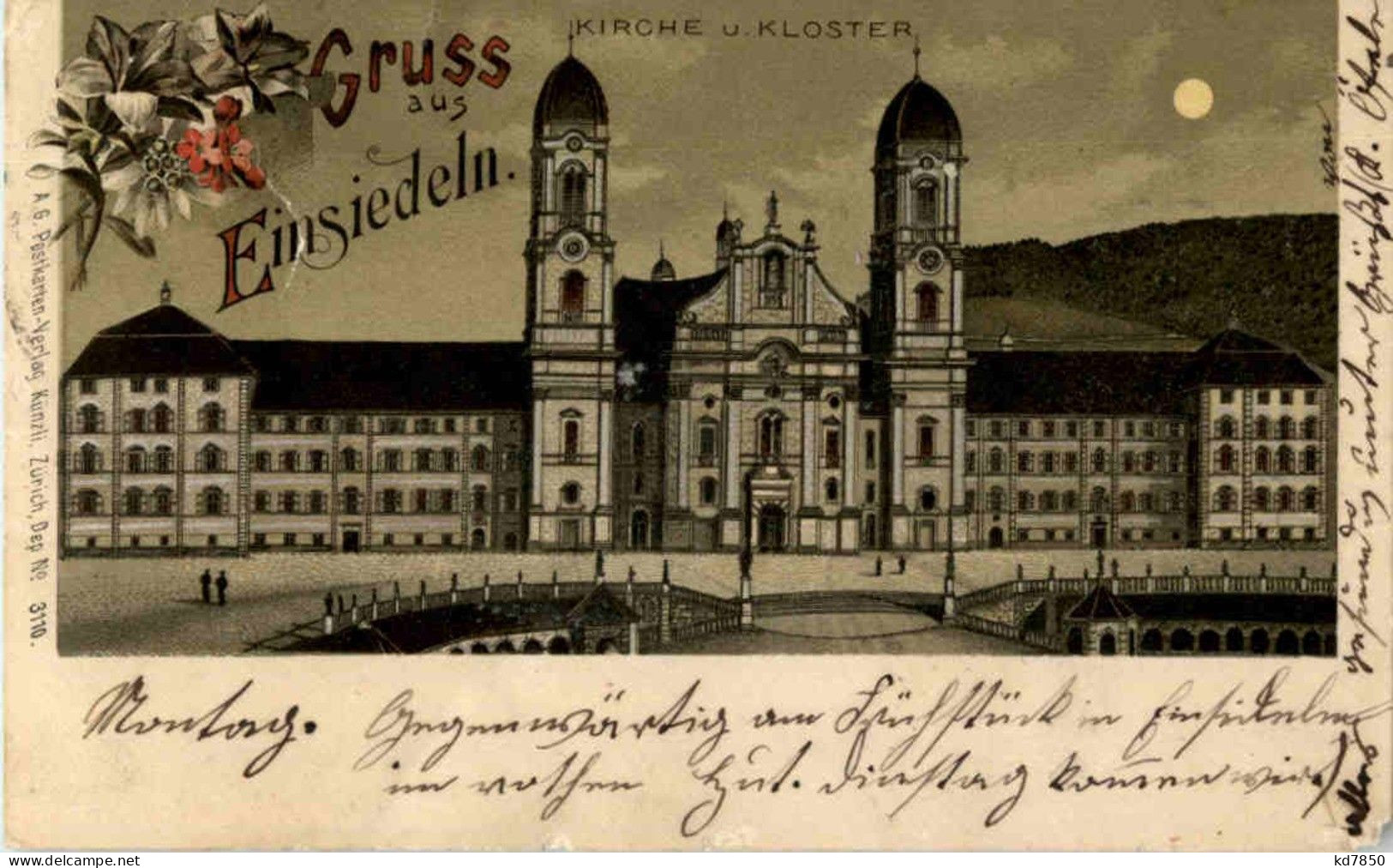 Gruss Aus Einsiedeln - Litho - Einsiedeln