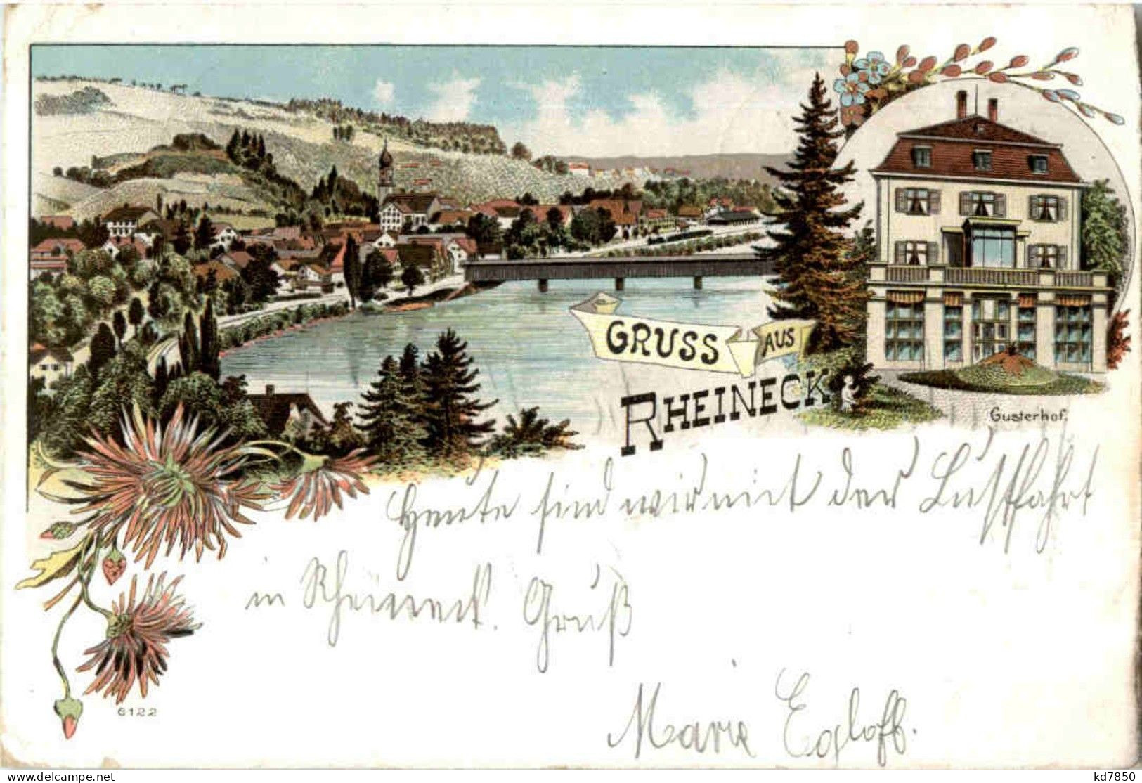 Rheineck - Litho - Rheineck