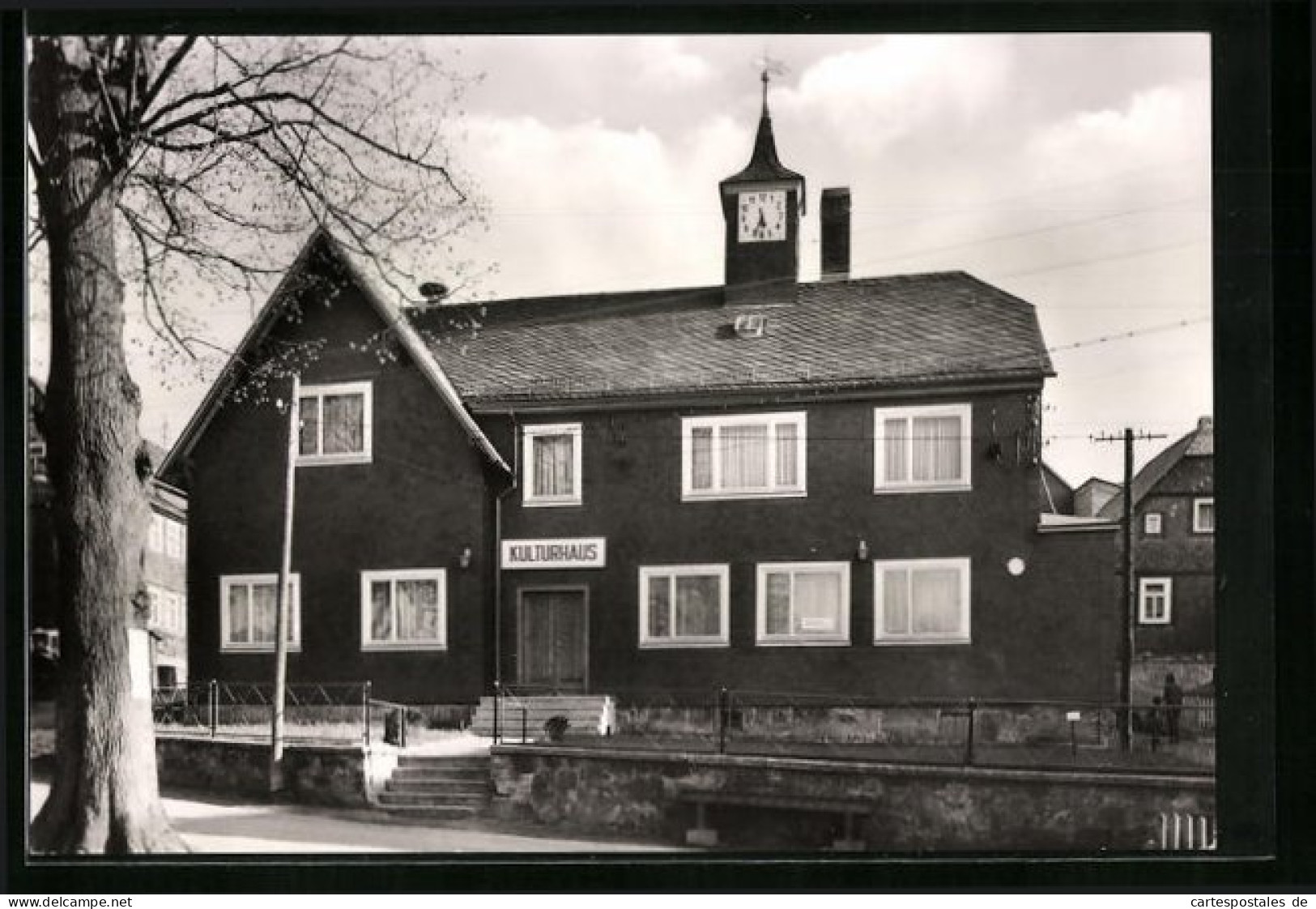 AK Allersdorf /Ilmenau, Ansicht Des Kulturhauses Mit Strassenpartie  - Ilmenau