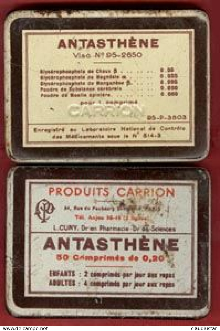 ** BOITE  ANTASTHENE  -  CARRION ** - Boxes