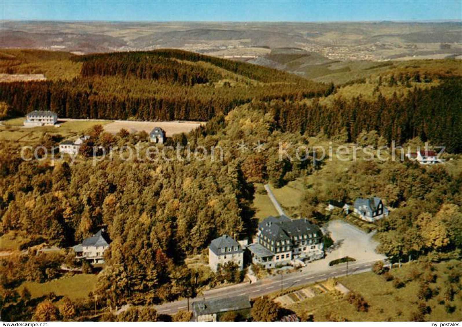 73725682 Siegen Westfalen Berghotel Roedgen Fliegeraufnahme Siegen Westfalen - Siegen