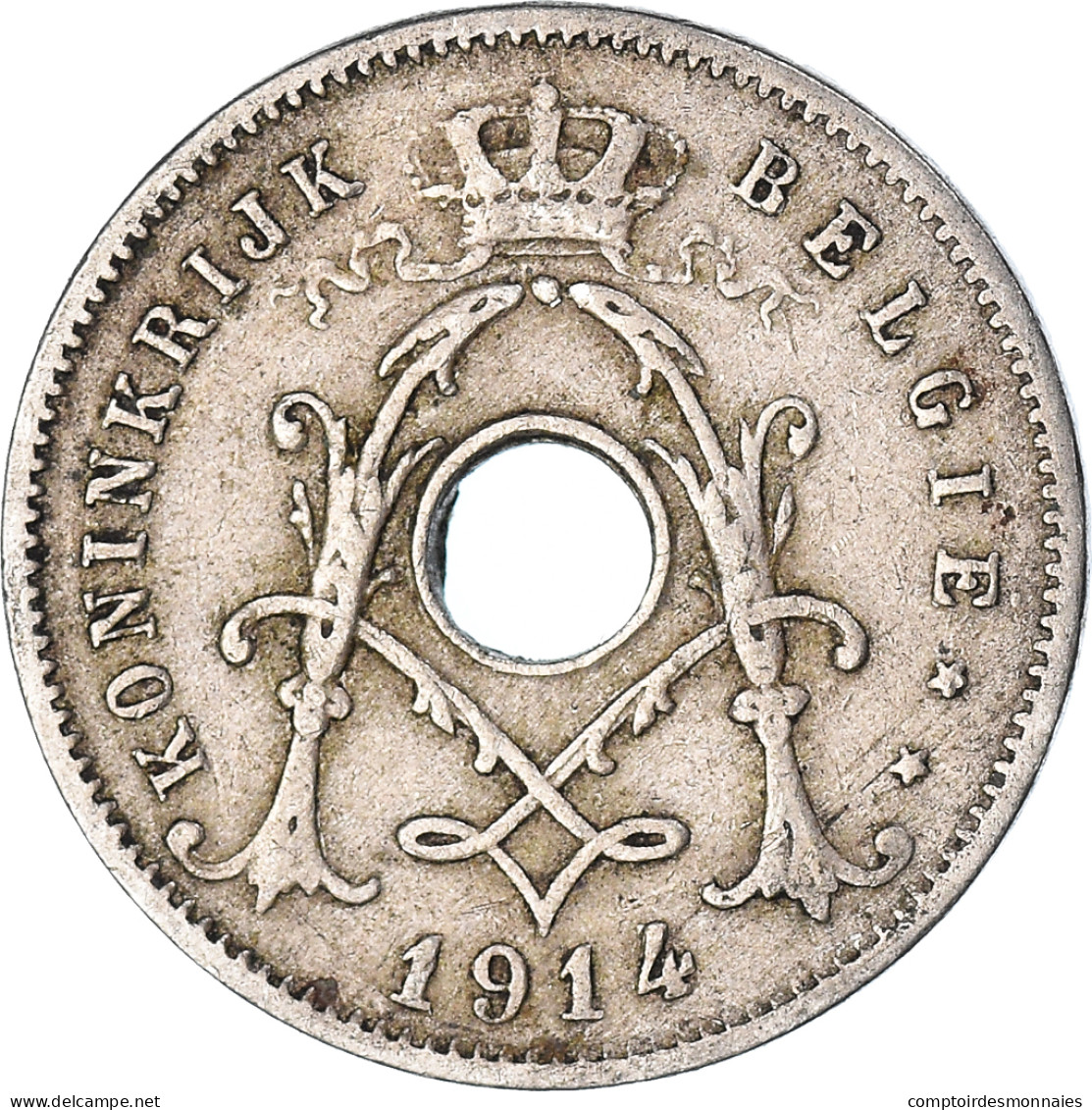 Monnaie, Belgique, 5 Centimes, 1914 - 5 Cent
