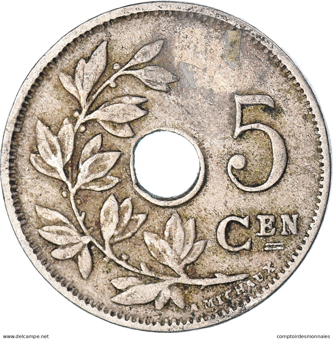 Monnaie, Belgique, 5 Centimes, 1914 - 5 Centimes