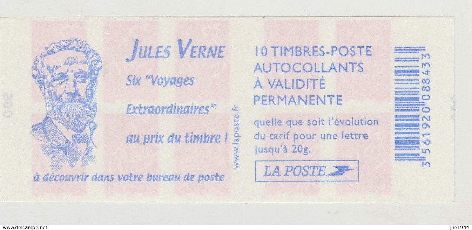 France Carnet N° 3744-C5 ** Jules Verne - Sonstige & Ohne Zuordnung