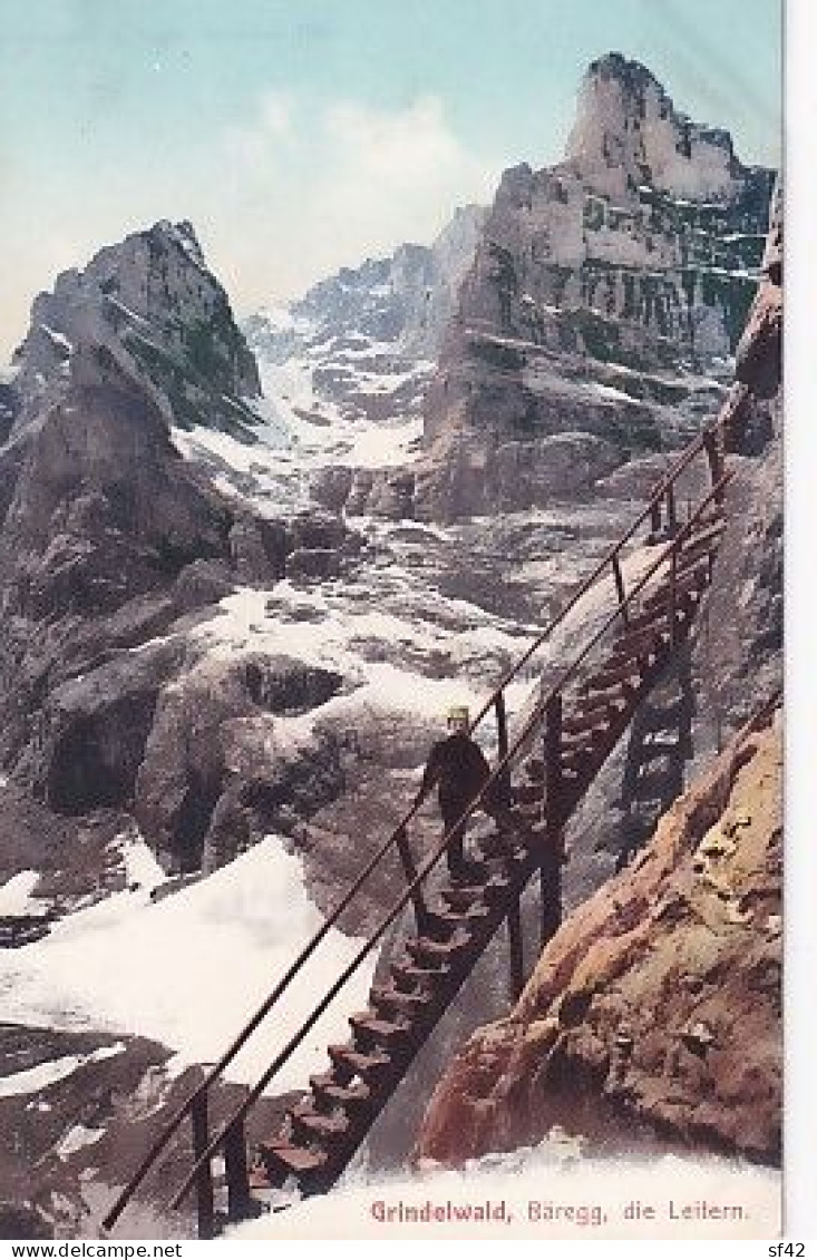 GRINDELWALD               BAREGG. DIE LEITERN   Colorisée - Grindelwald