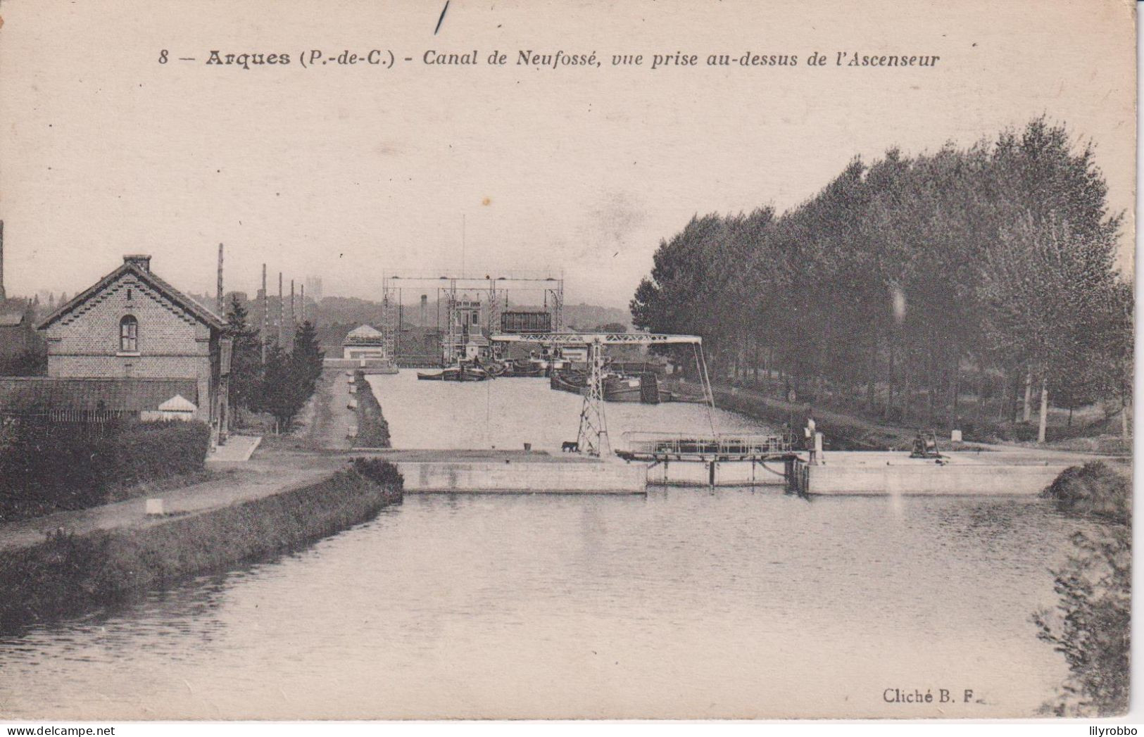 FRANCE - ARQUES - Canal De Neifosse Vue Prise Au-dessus De L'Ascenseur - Arques