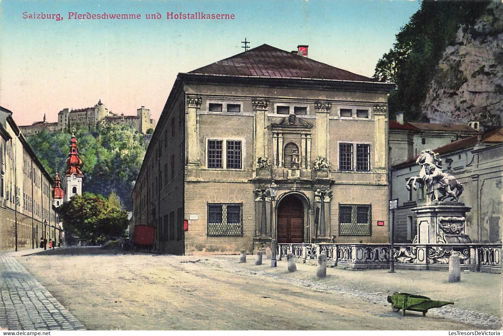 AUTRICHE - Salzburg - Pferdeschwemme Uno Hfstallkaserne - Vue Générale - Colorisé - Carte Postale Ancienne - Salzburg Stadt