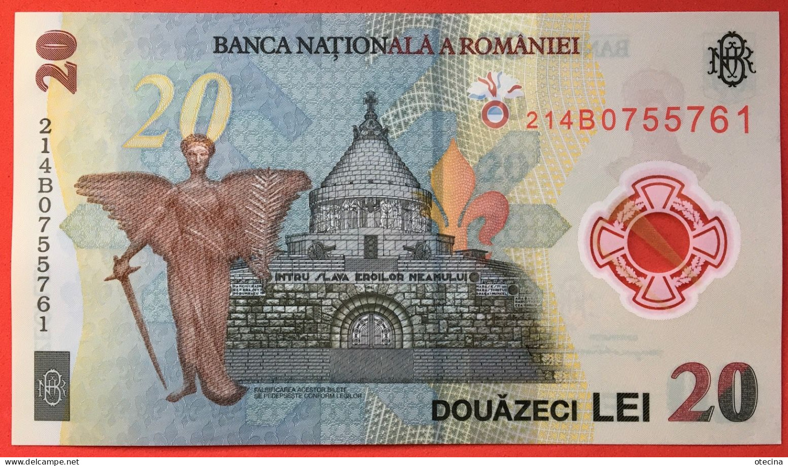 ROUMANIE 20 Lei Polymer 01/12/2021 UNC P#119A - Romania