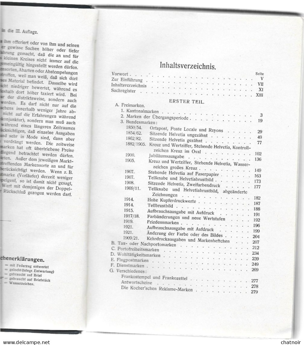 Catalogue  De SUISSE  1924  / ZUMSTEIM / DIE BRIEFMARKEN DER SCHWEIZ  /couverture Avec Ruban Adhésif - Andere & Zonder Classificatie