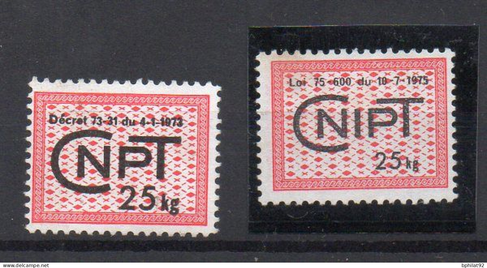 !!! FISCAUX, POMME DE TERRE, N°8 ET 9 NEUFS SANS GOMME - Timbres