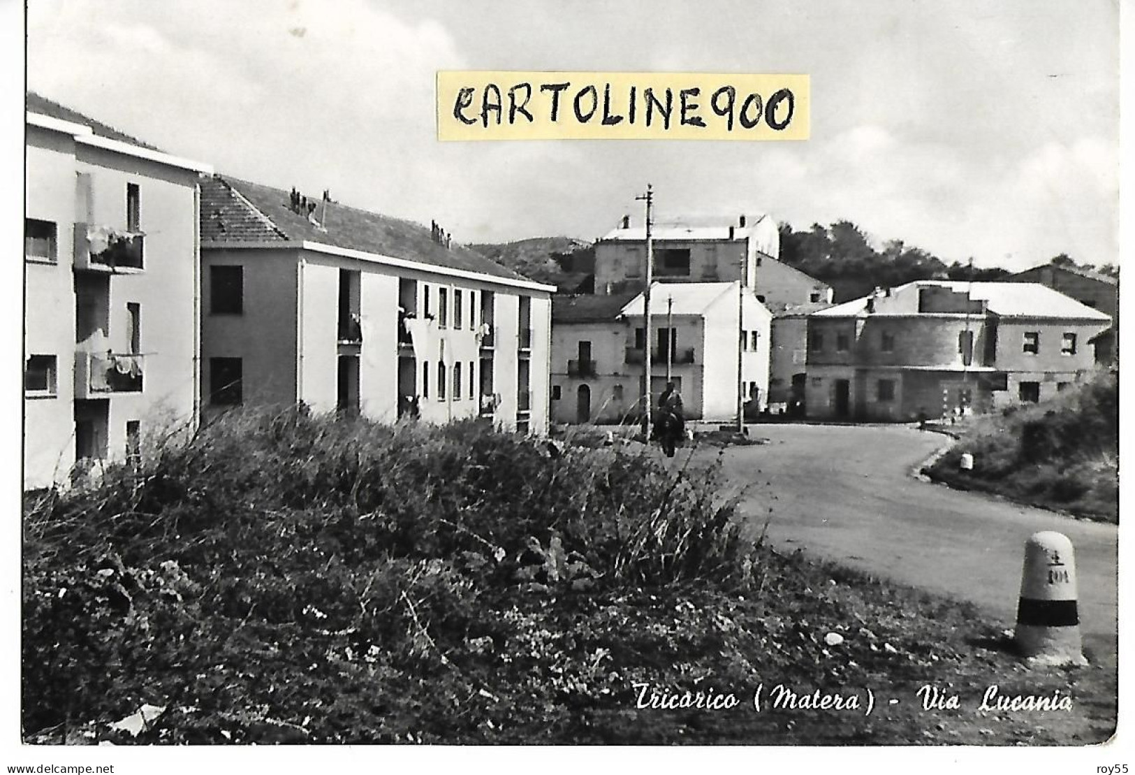 Basilicata-matera-tricarico Via Lucania Veduta Via Case Anni 50 - Other & Unclassified