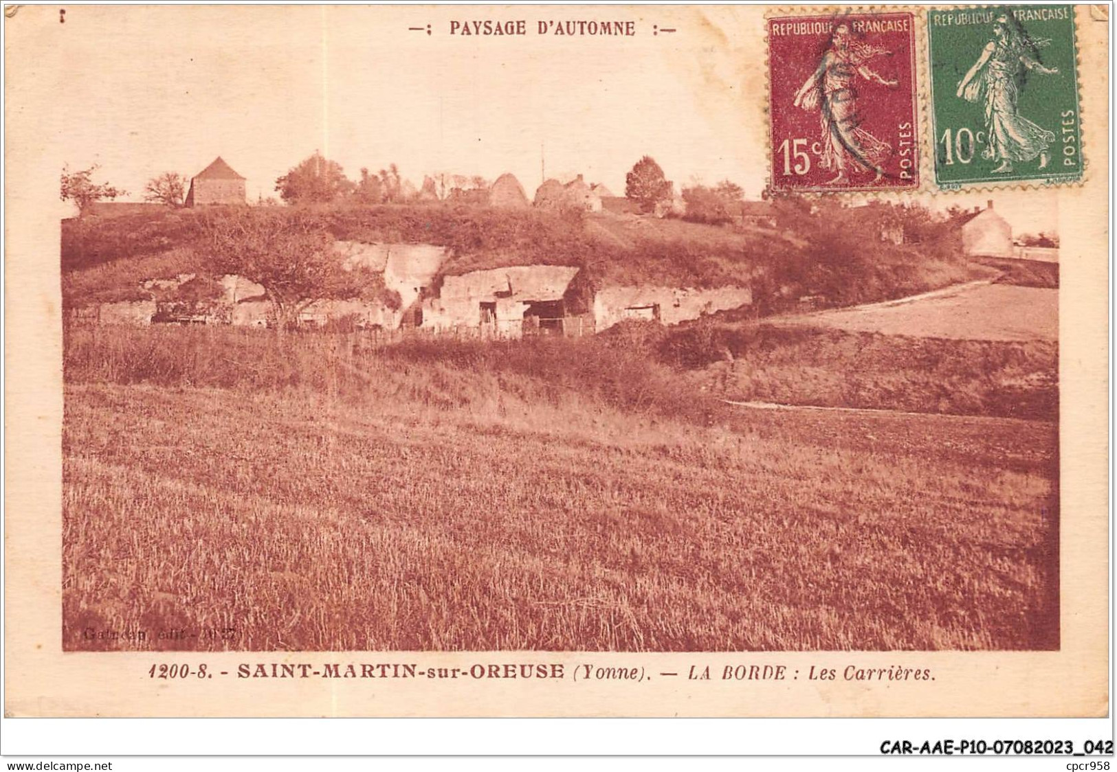 CAR-AAEP10-89-0961 - SAINT-MARTIN-SUR-OREUSE - la borde : Les Carrieres