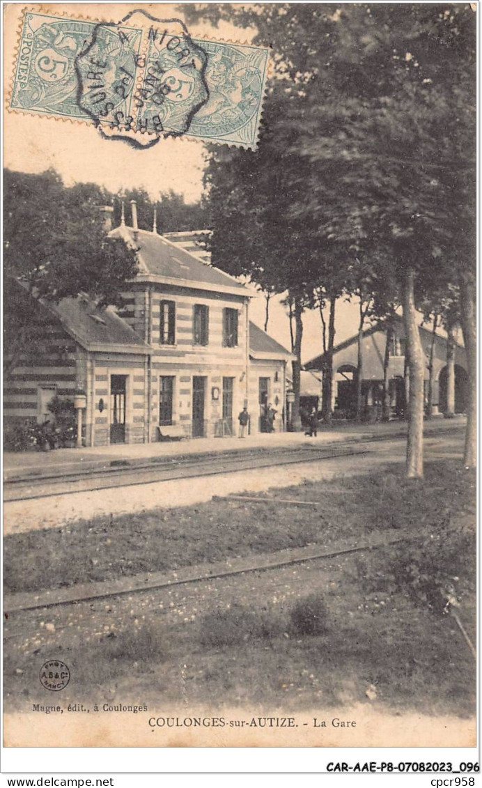 CAR-AAEP8-79-0775 - COULOGES-SUR-AUTIZE - La Gare - Coulonges-sur-l'Autize