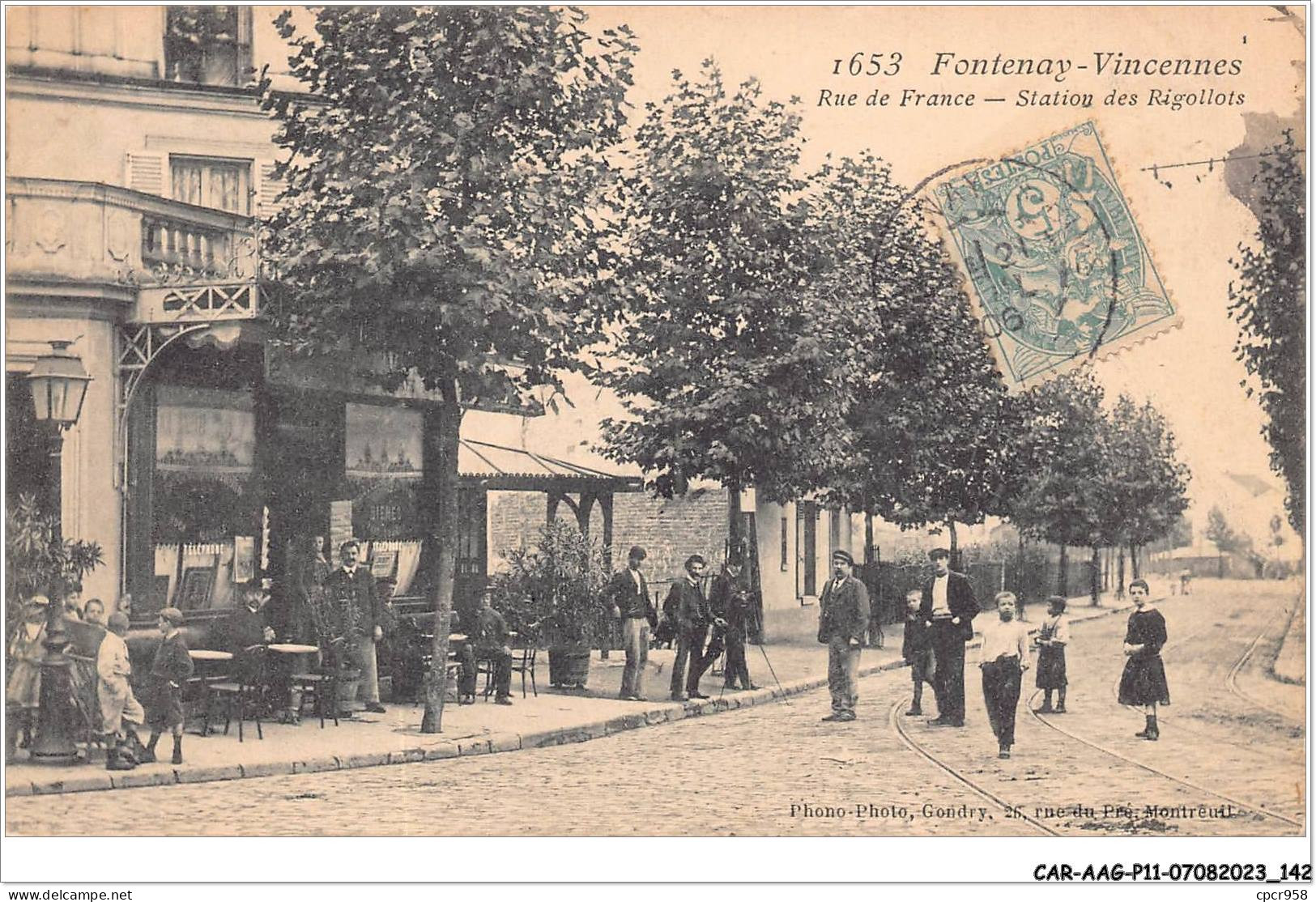 CAR-AAGP11-94-1068 - GONDRY - FONTENAY-VINCENNES - Rue De France - Station Des Rigollots - Fontenay Sous Bois