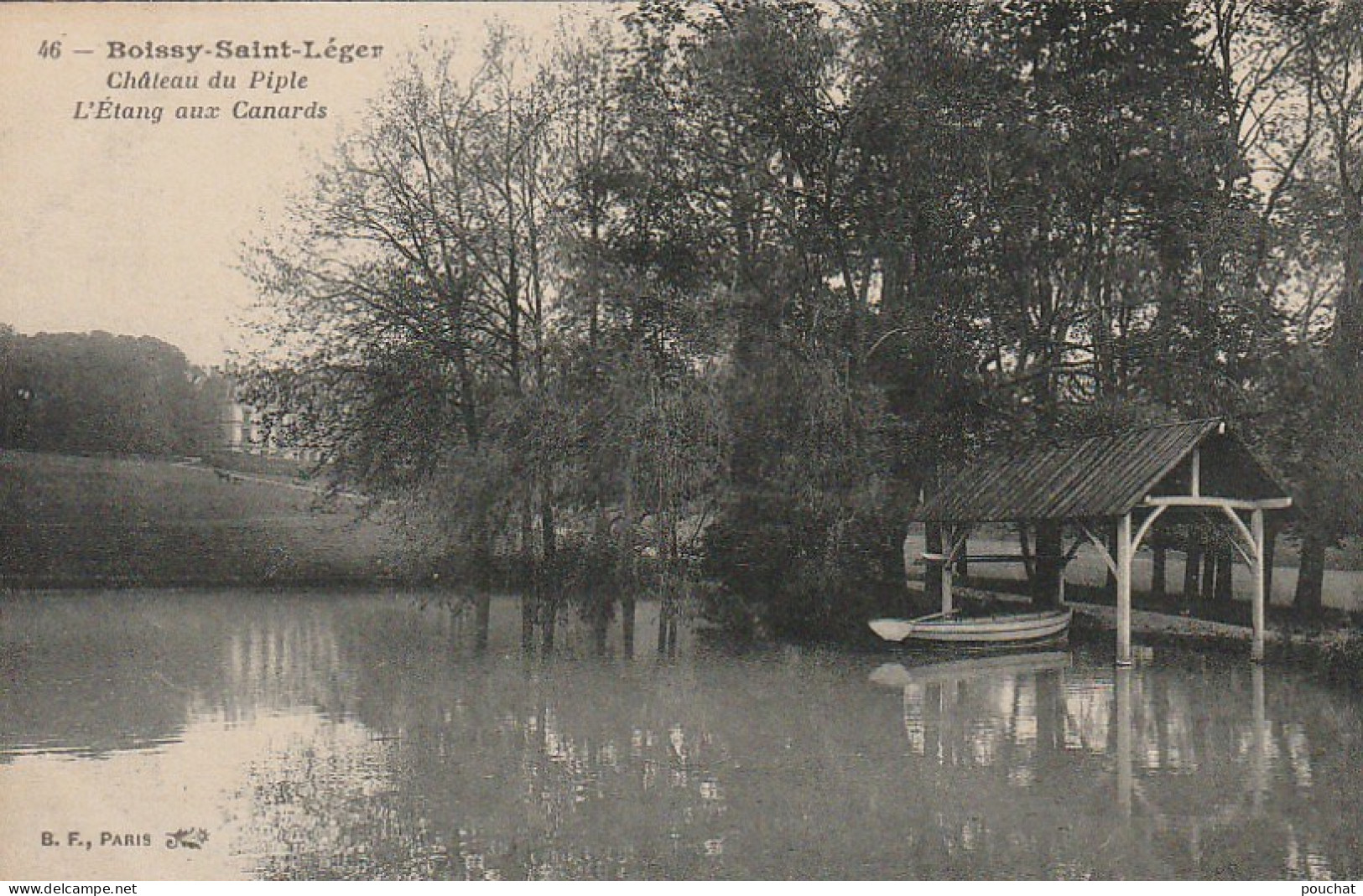 MO 9-(94) BOISSY SAINT LEGER - CHATEAU DU PIPLE - L' ETANG AUX CANARDS  - 2 SCANS - Boissy Saint Leger