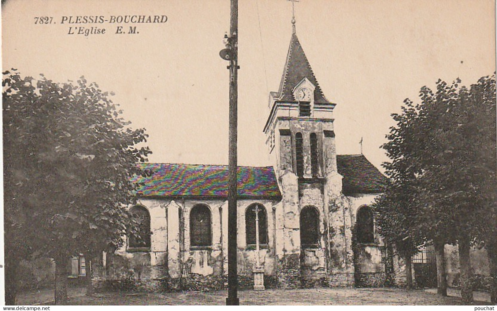 MO 11-(95) PLESSIS BOUCHARD - L' EGLISE - 2 SCANS - Le Plessis Bouchard