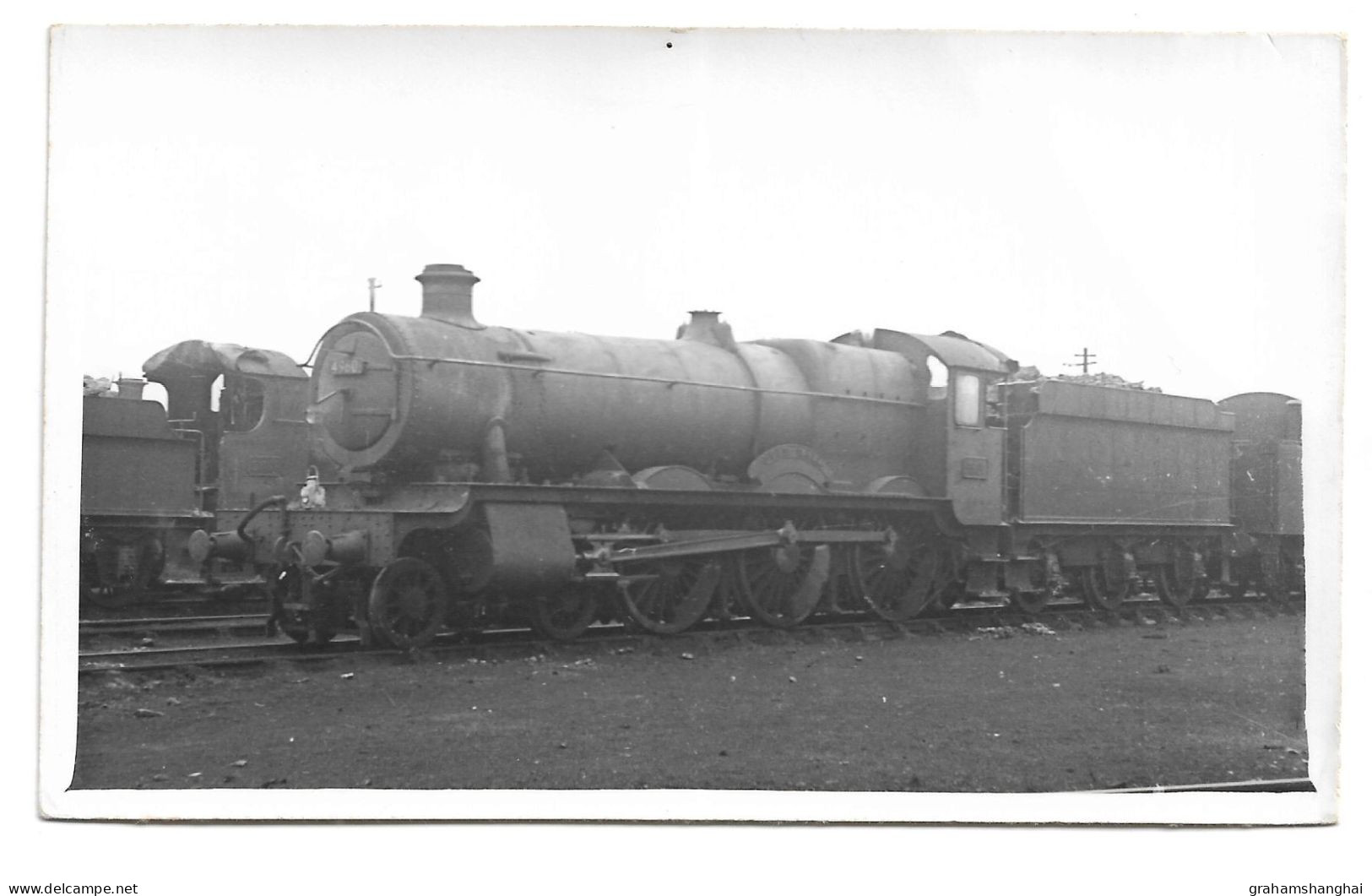 Photo British Railways Steam Locomotive 4-6-0 4960 Ex-GWR Hall Class In Scrapline 1960s ? - Railway