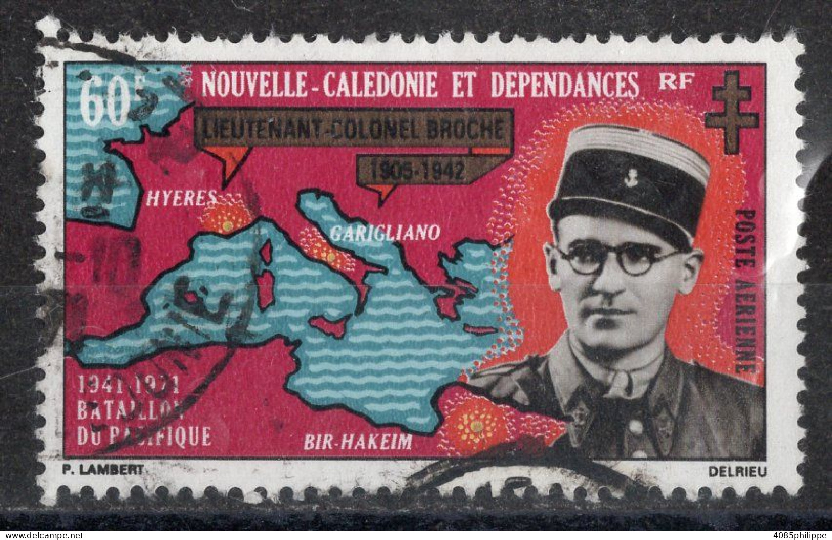 Nvelle CALEDONIE Timbre-Poste Aérienne N°121 Oblitéré TB Cote : 4€60 - Used Stamps