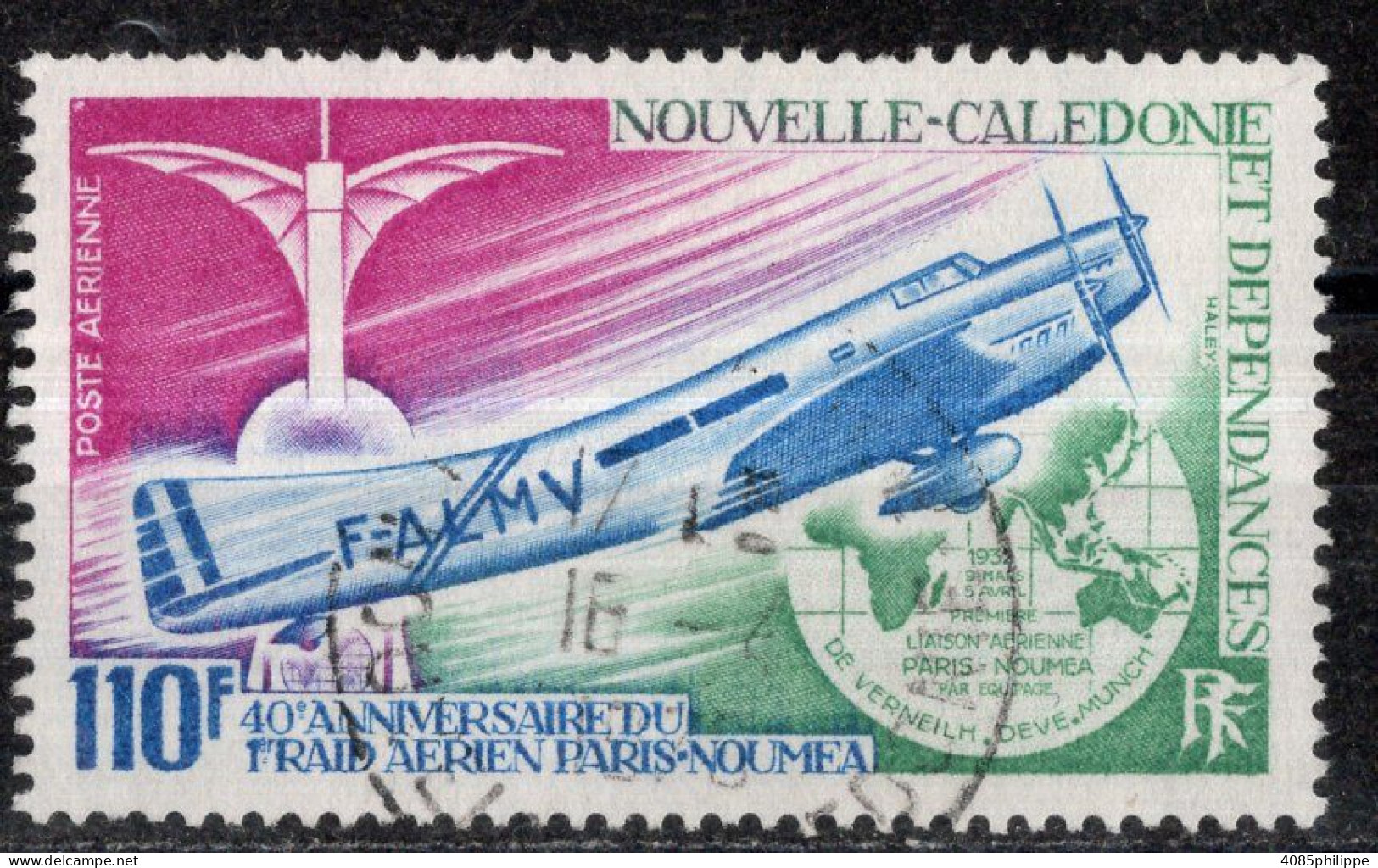 Nvelle CALEDONIE Timbre-Poste Aérienne N°131 Oblitéré B Cote : 10€00 - Used Stamps