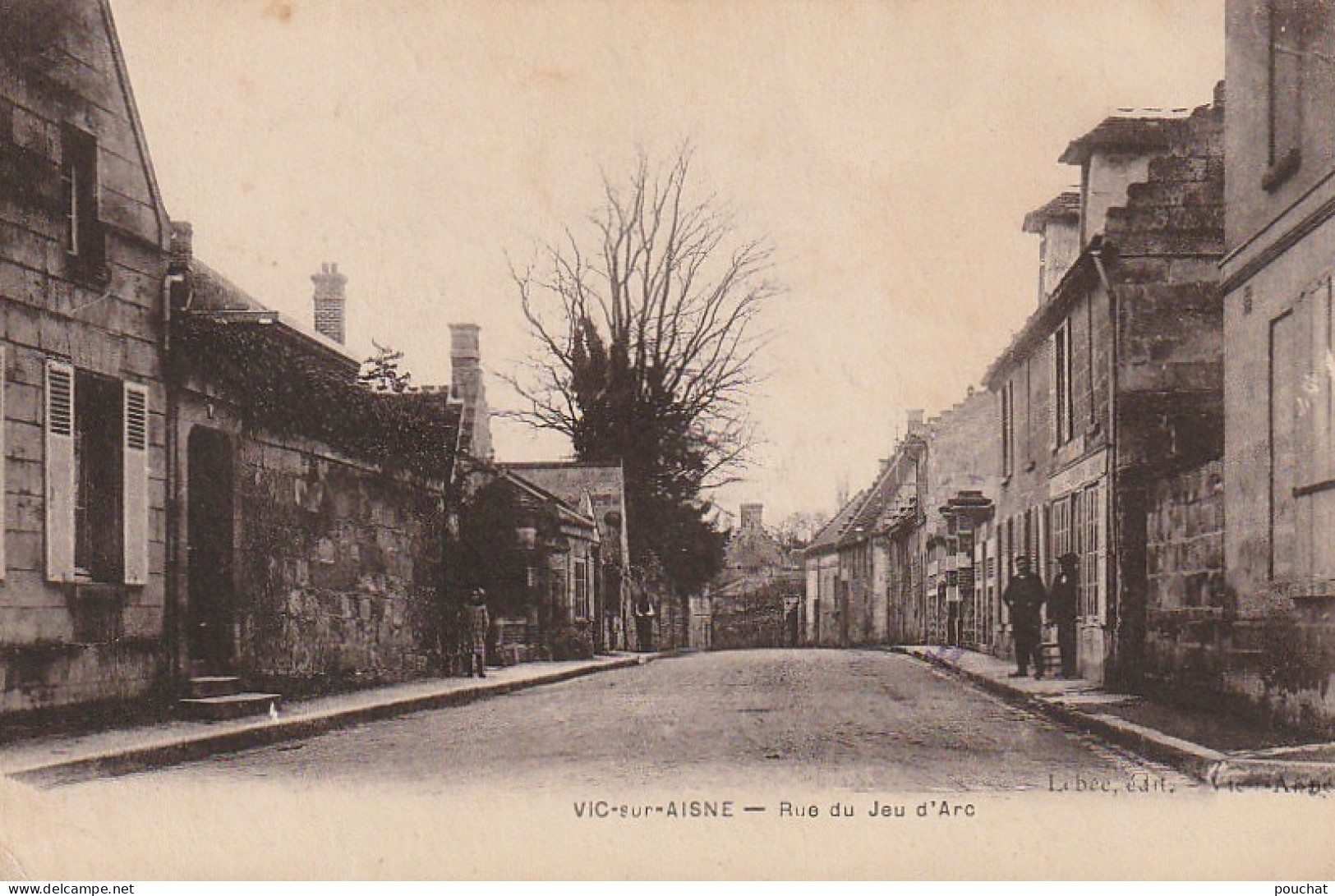 OP 2-(02) VIC SUR AISNE - RUE DU JEU D' ARC - VILLAGEOIS  - 2 SCANS - Vic Sur Aisne