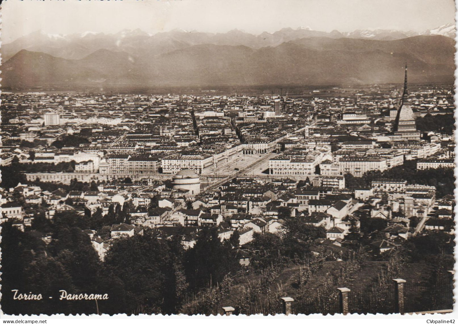 TORINO (Piemonte) Panorama En 1950 - Mehransichten, Panoramakarten