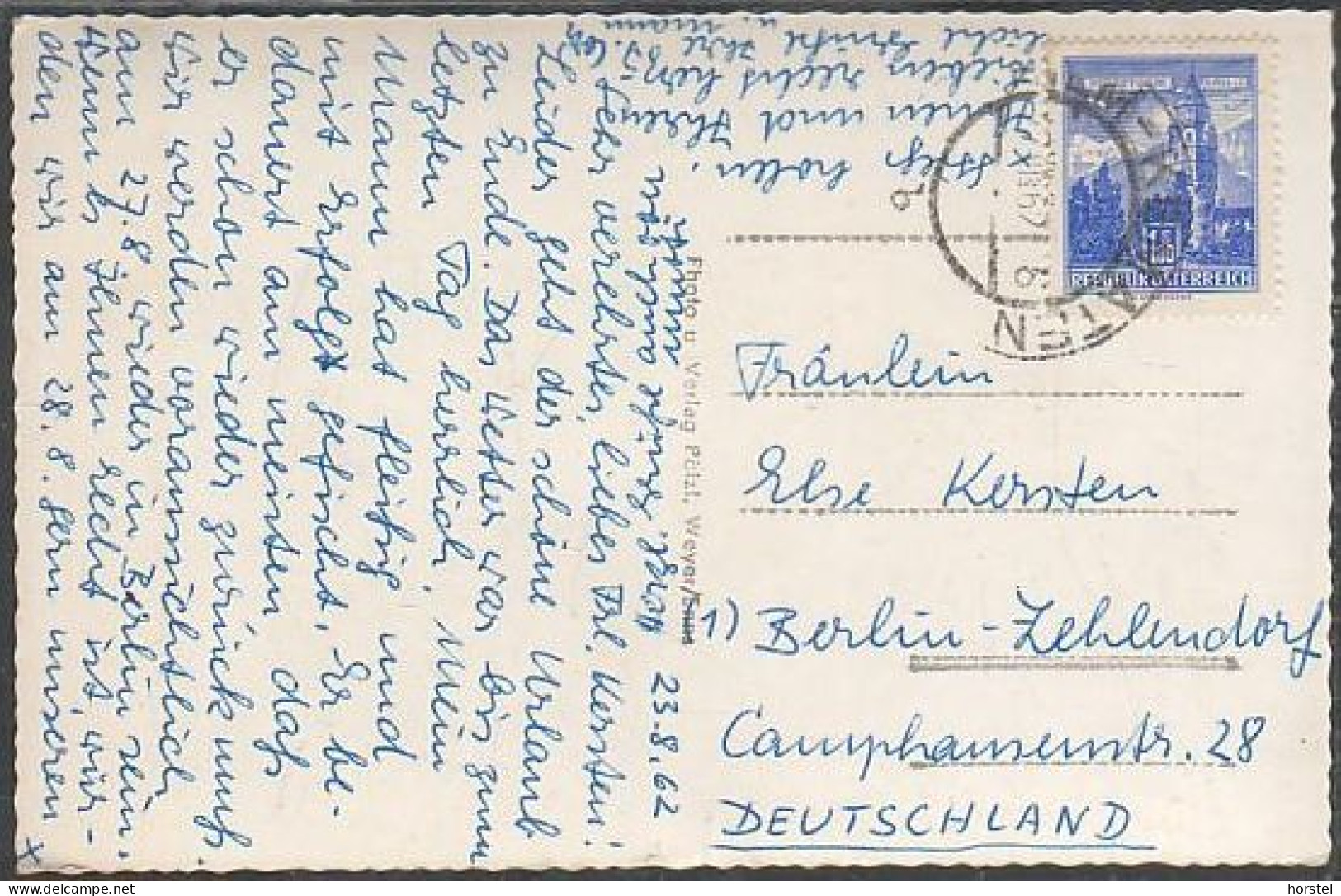 Austria - 3335 Weyer - Hauptstrasse - Cars - 5x VW Käfer - VW Bus - Nice Stamp - Weyer