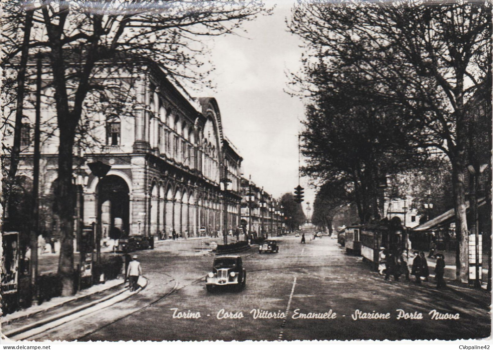 TORINO (Piemonte) Corso Vittorio Emanuele - Stazione Porta Nuova - Mehransichten, Panoramakarten