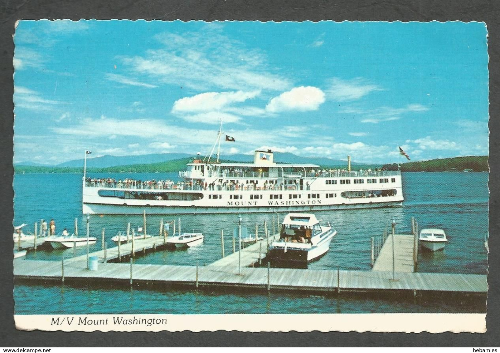 Passenger Ferry M/V MOUNT WASHINGTON - WINNIPESAUKEE FLAGSHIP Flagship Shipping Company - - Ferries