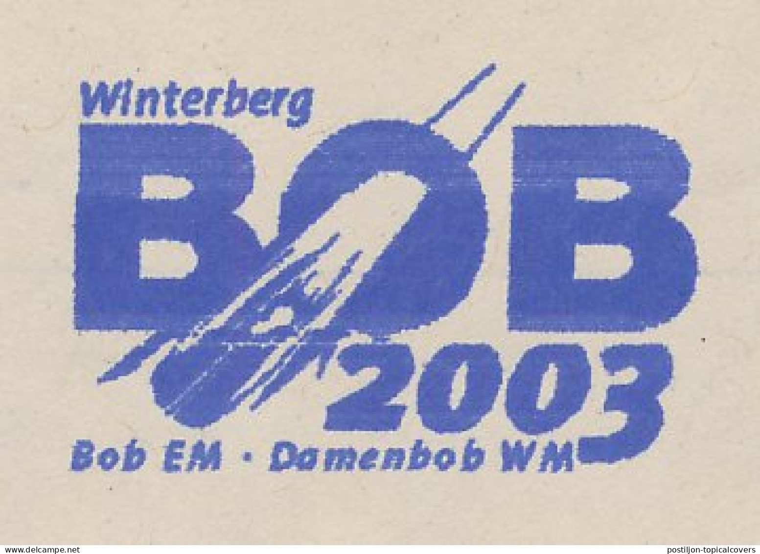 Meter Cut Germany 2003 Bobsleigh - World Championships 2003 Winterberg - Winter (Varia)