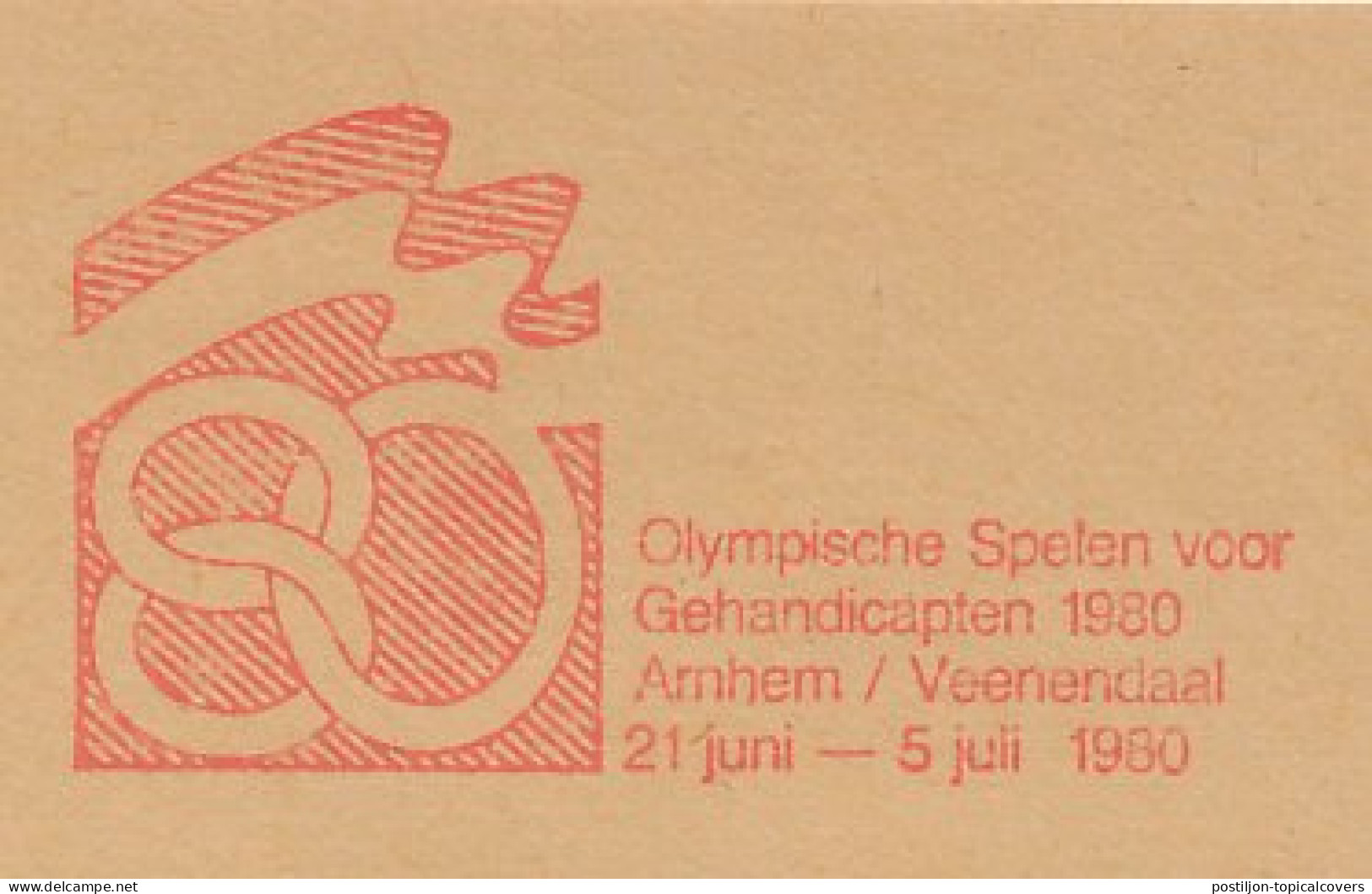 Meter Cut Netherlands 1980 VI Summer Paralympic Games 1980 The Netherlands - Handicaps