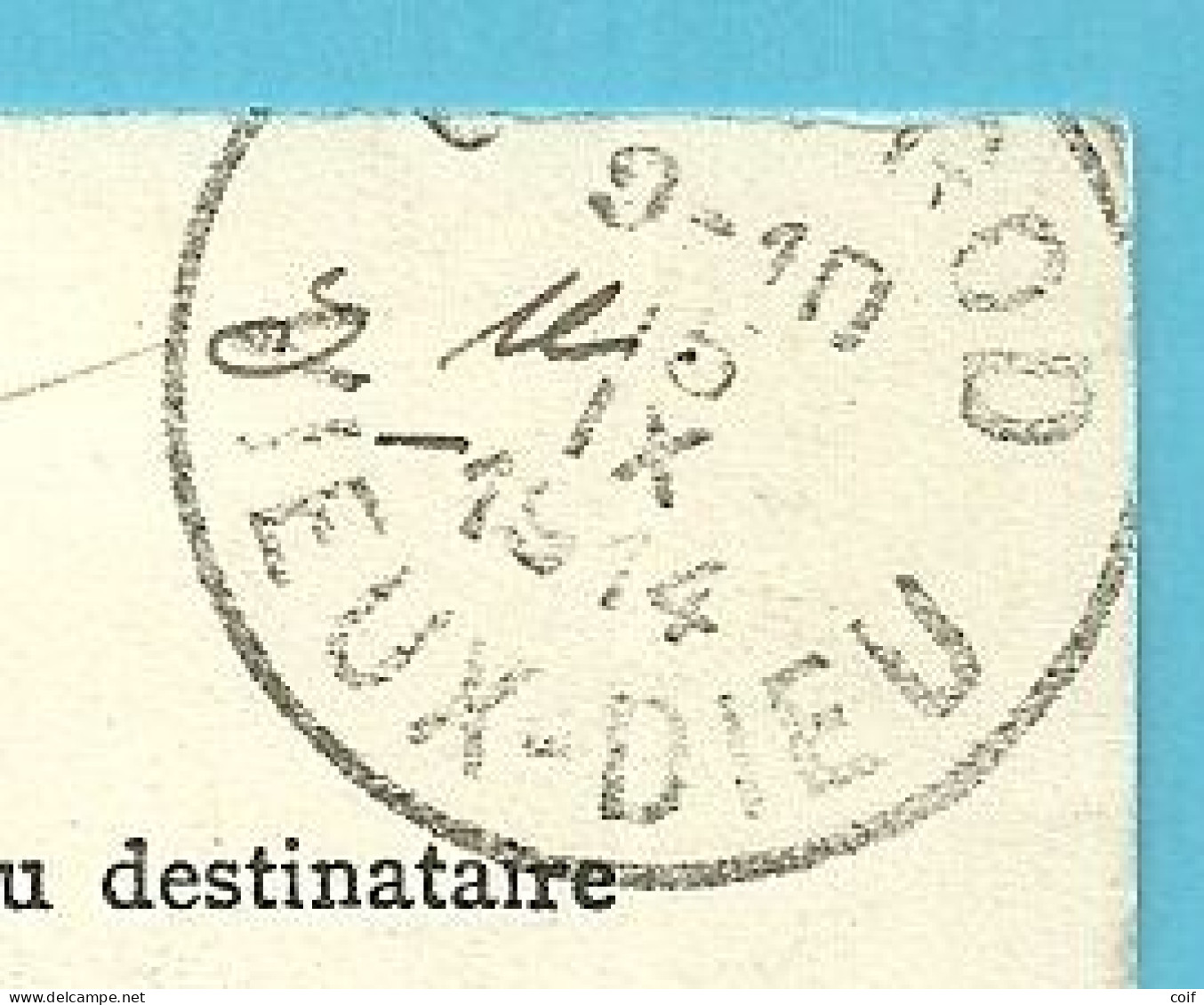 Kaart (Berlaer-s/Nethe)) Stempel OUDE-GOD / VIEUX-DIEU Op 15/09/1914 , (verzonden Soldat .....)(Offensief W.O.I) - Unbesetzte Zone