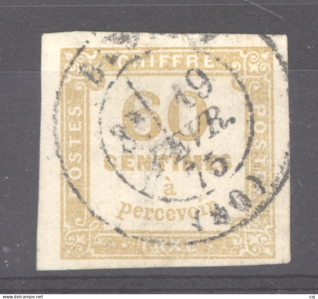 France   -  Taxe   :  Yv  8  (o)  Faux - 1859-1959 Used