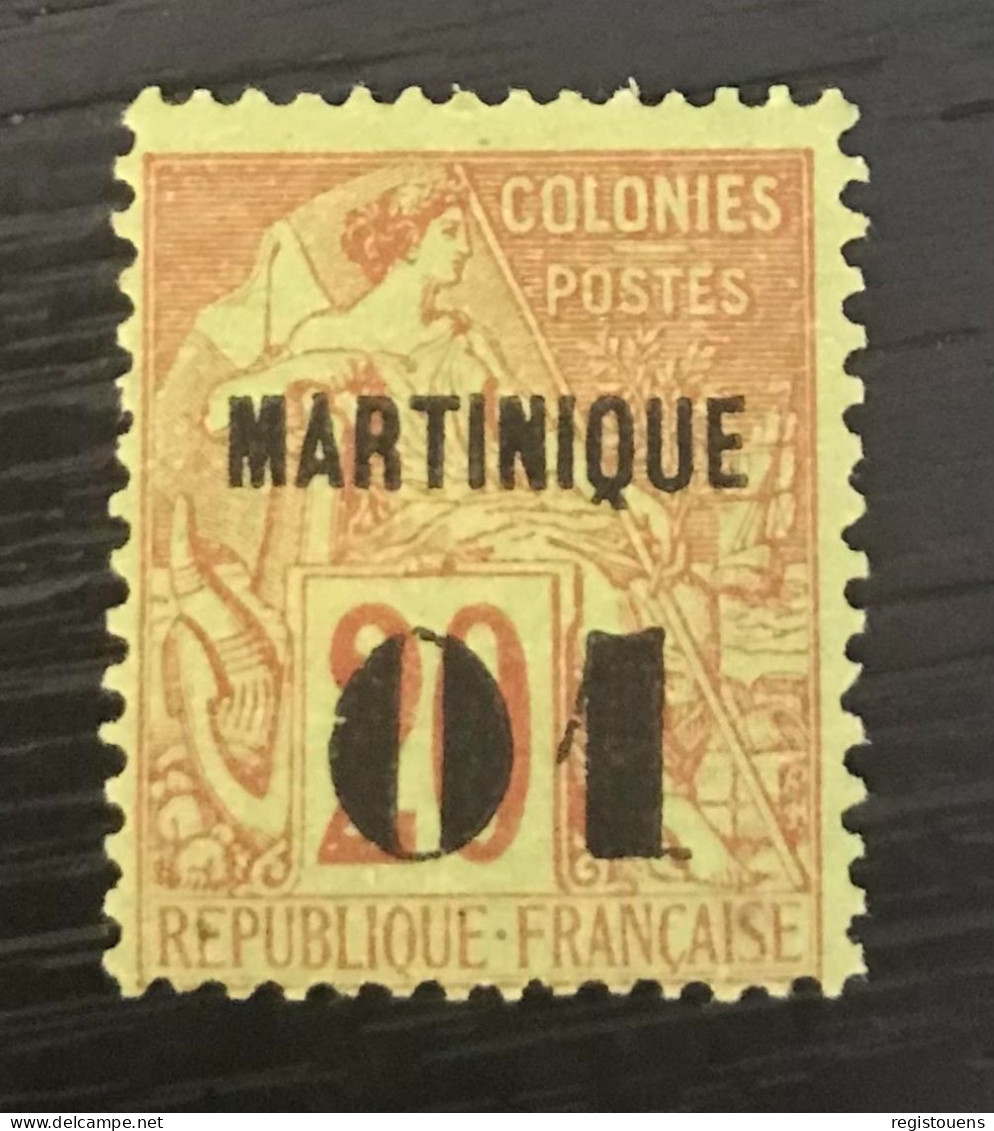 Timbre Neuf* Martinique Yt 3 - 01 S. 20c - 1888-91 - Nuovi