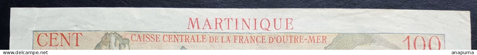 billet 100 francs Martinique La Bourdonnais, Francs, Caisse Centrale de la France d'Outre-Mer, 19005