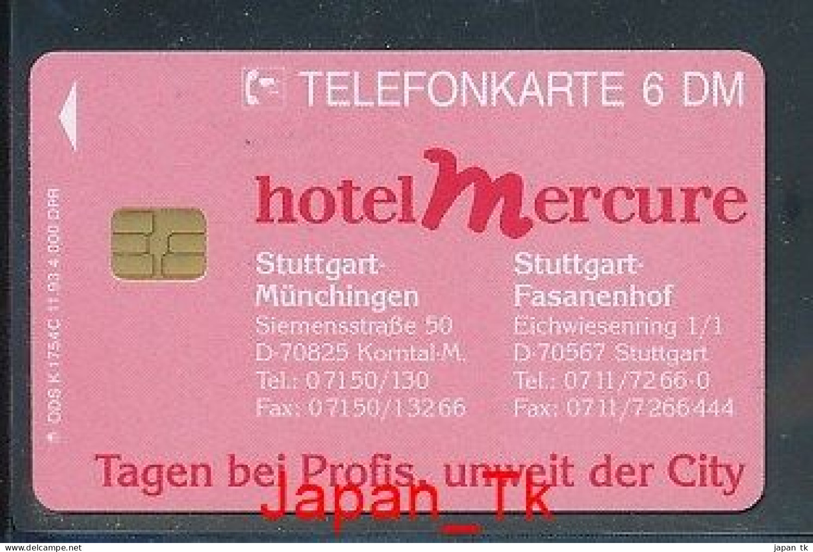 GERMANY K 1754 C  93 Hotel Mercure   - Aufl  4 000 - Siehe Scan - K-Series: Kundenserie