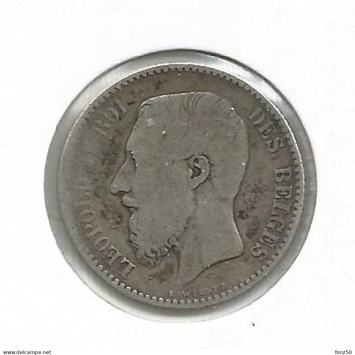 LEOPOLD 2 * 1 Frank 1866 Frans * Z.Fraai * Nr 12824 - 1 Franc