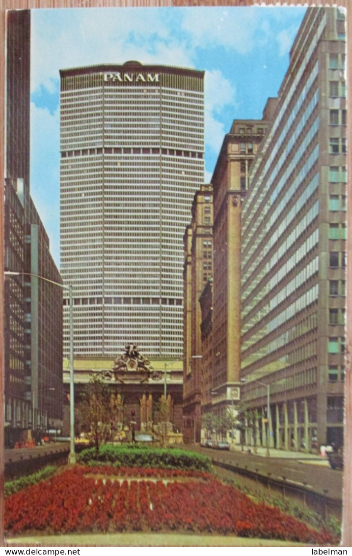 USA UNITED STATES NEW YORK PAN AM BUILDING CARD KARTE POSTCARD CARTE POSTALE ANSICHTSKARTE CARTOLINA POSTKARTE - Manhattan