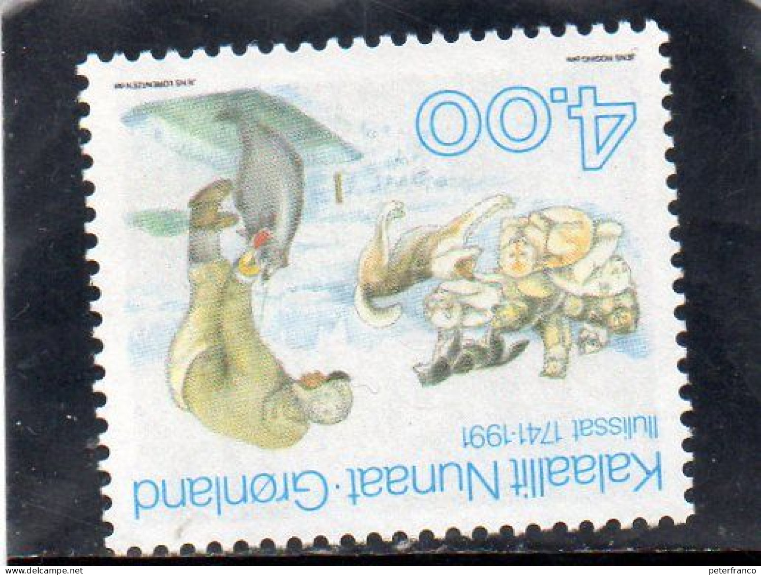 1991 Groenlandia - 250 Anni Di Ilulissat - Unused Stamps