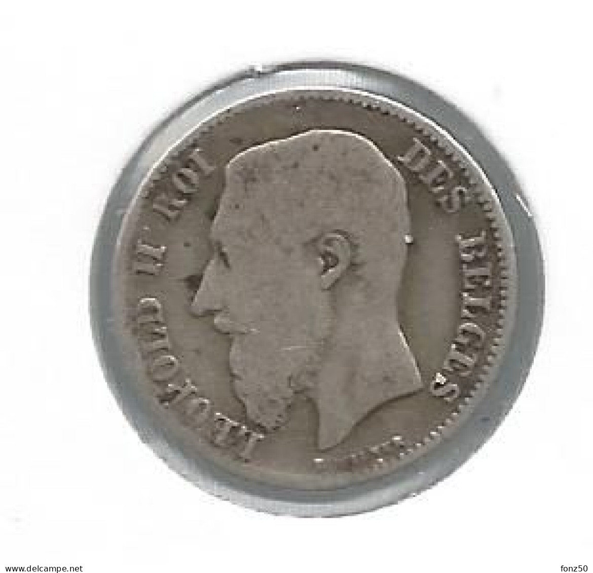 LEOPOLD II * 50 Cent 1899 Frans * Z.Fraai * Nr 12850 - 50 Cents