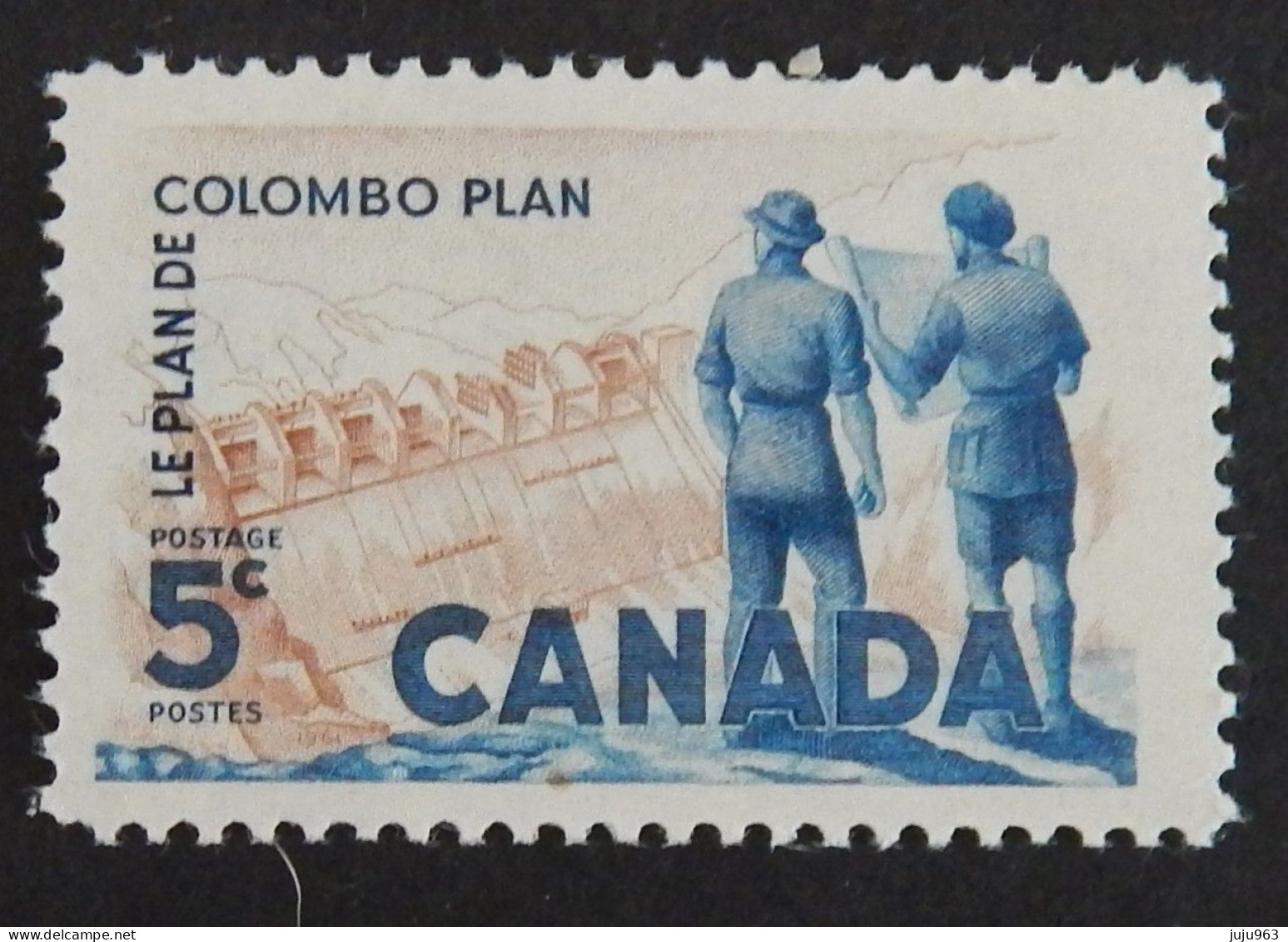 CANADA YT 321 NEUF**MNH " INGENIEURS ET BARRAGE" ANNÉE 1961 - Unused Stamps