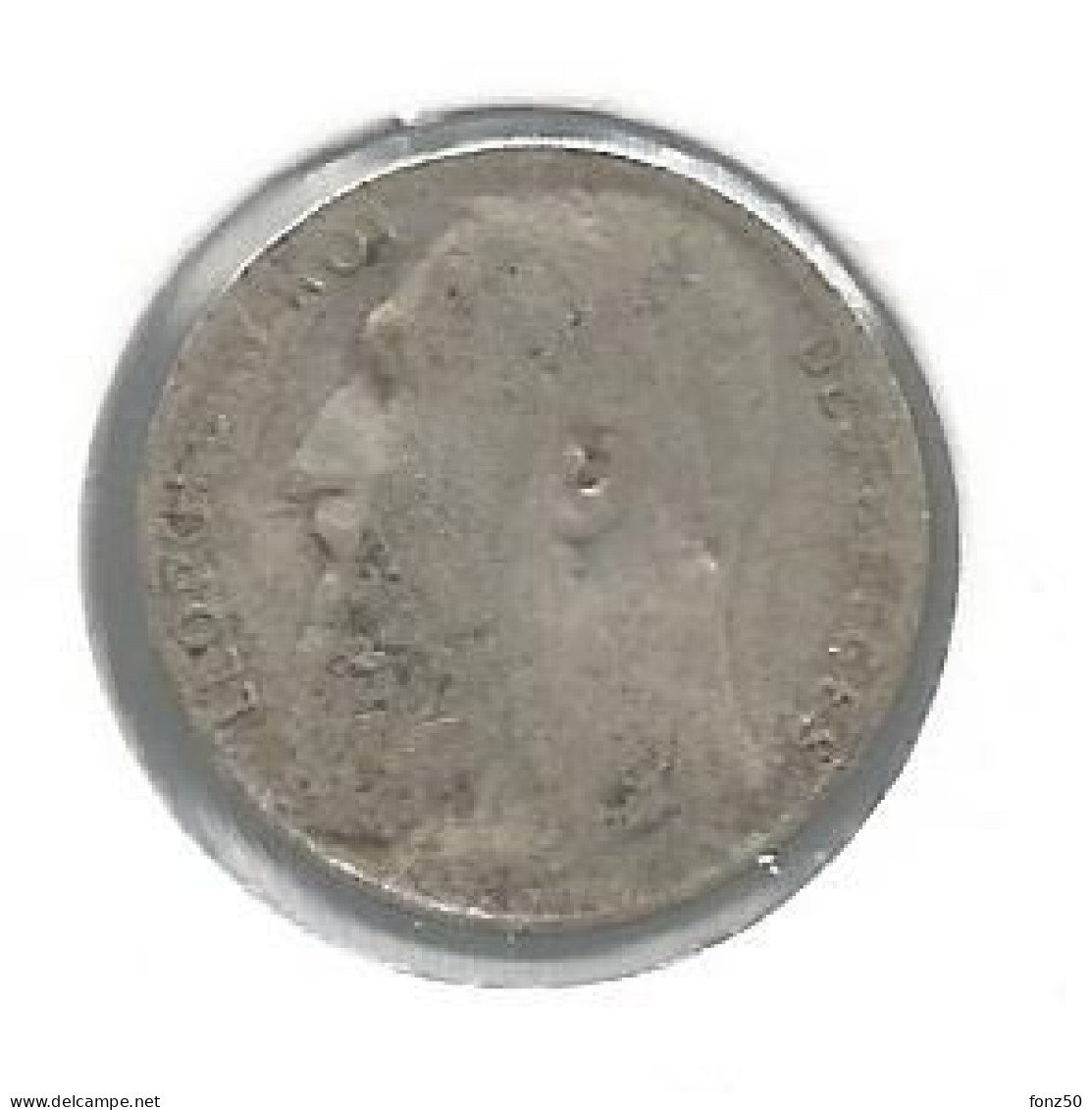 LEOPOLD II * 50 Cent 1901 Frans * Prachtig * Nr 12855 - 50 Cent