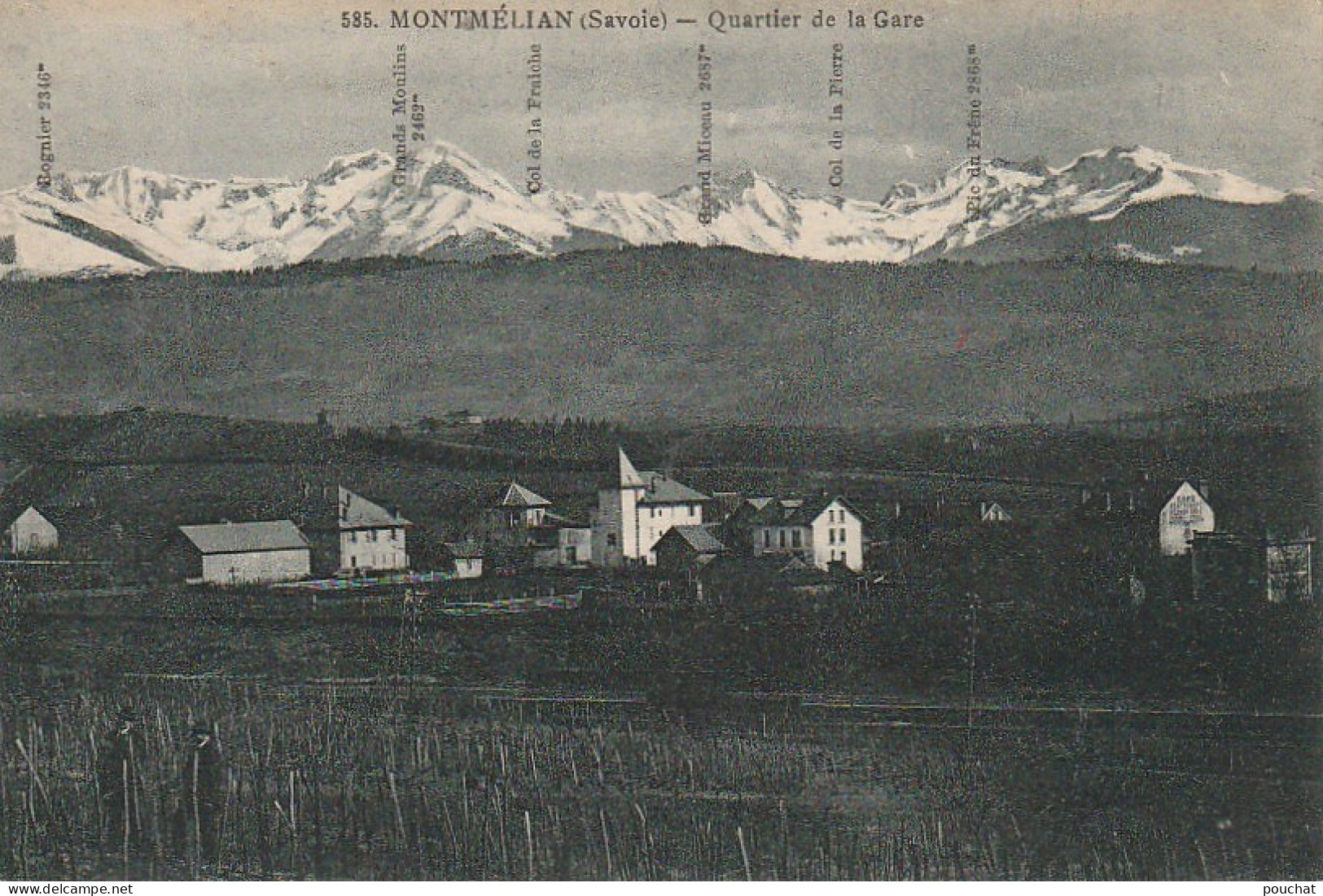 TE 25-(73) MONTMELIAN - QUARTIER DE LA GARE  - 2 SCANS - Montmelian